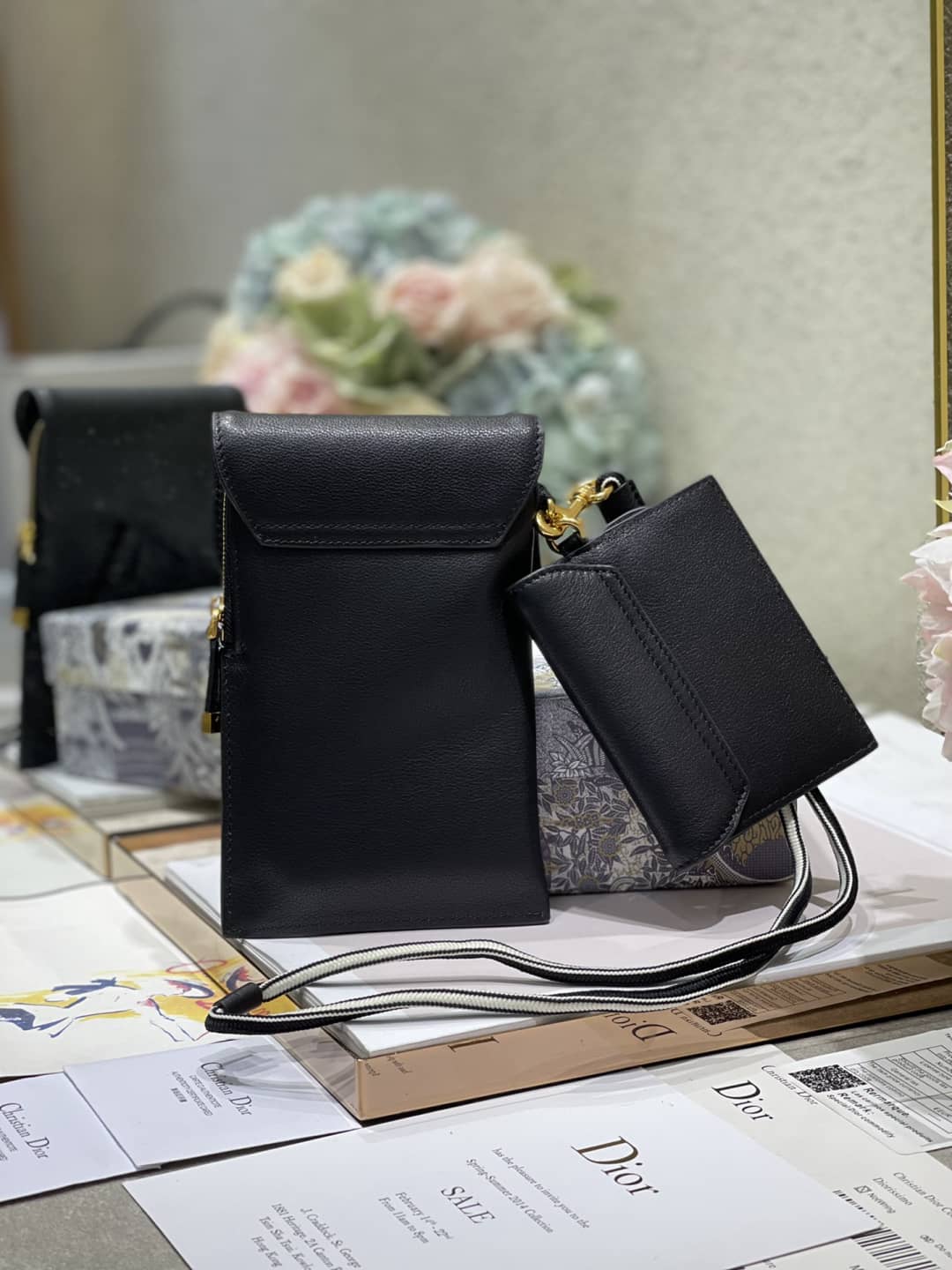 Dior Saddle Bag Dupe Vertical Pouch