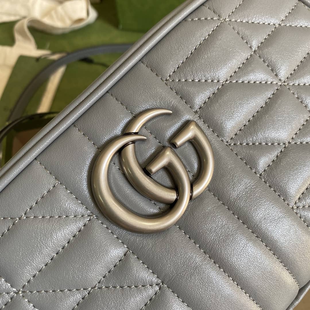 Gucci Marmont Dupe GG Small Matelassé Shoulder Bag Replica 447632