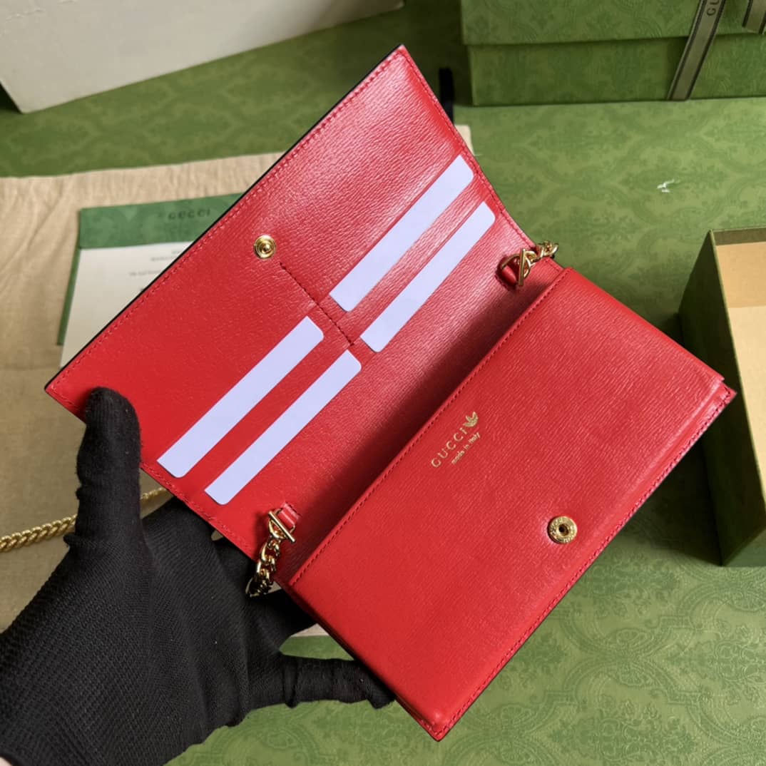 Adidas x Gucci Wallet With Chain 621892 Replica Crossbody Bag