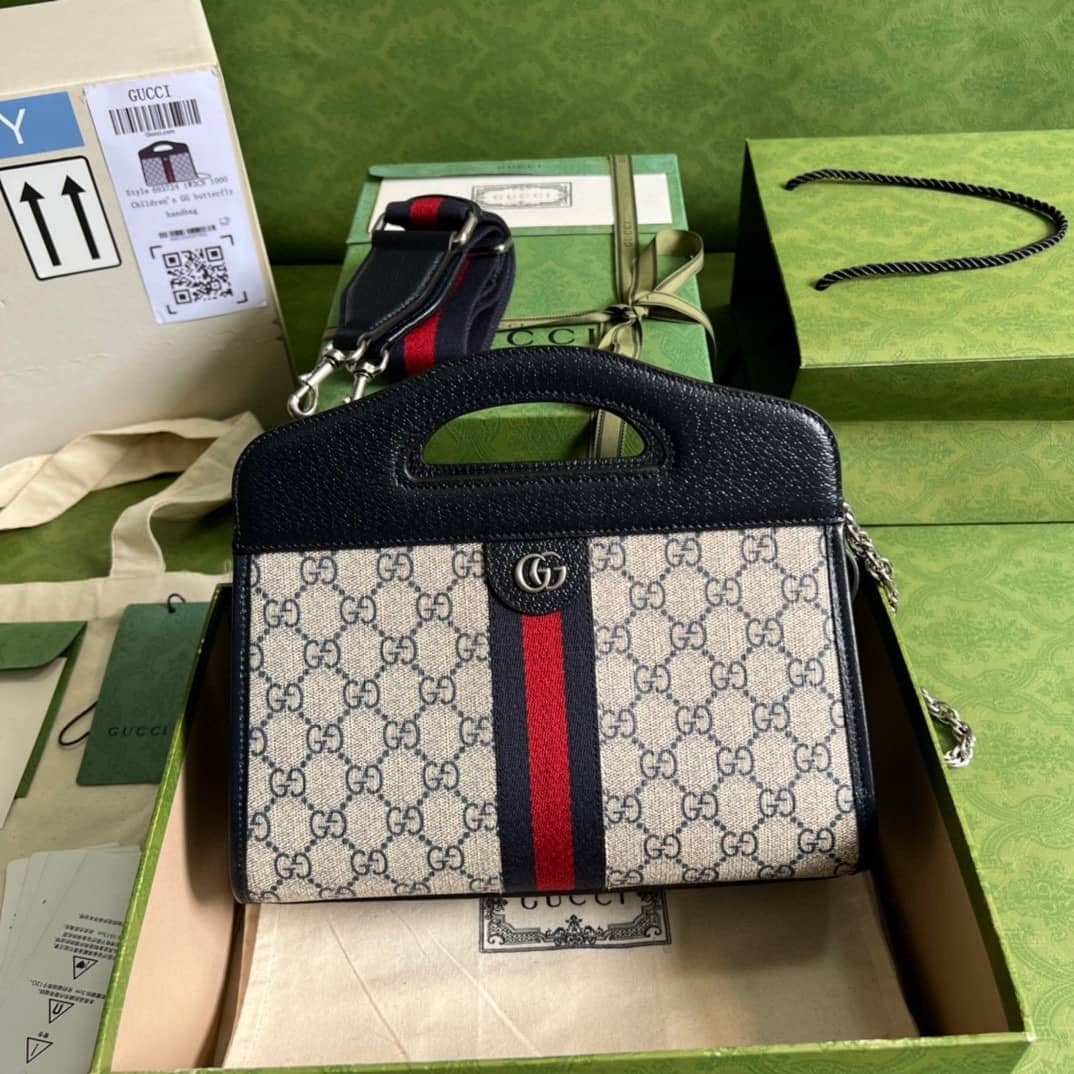 Gucci Ophidia Small Tote With Web 693724 Replica Crossbody Bag