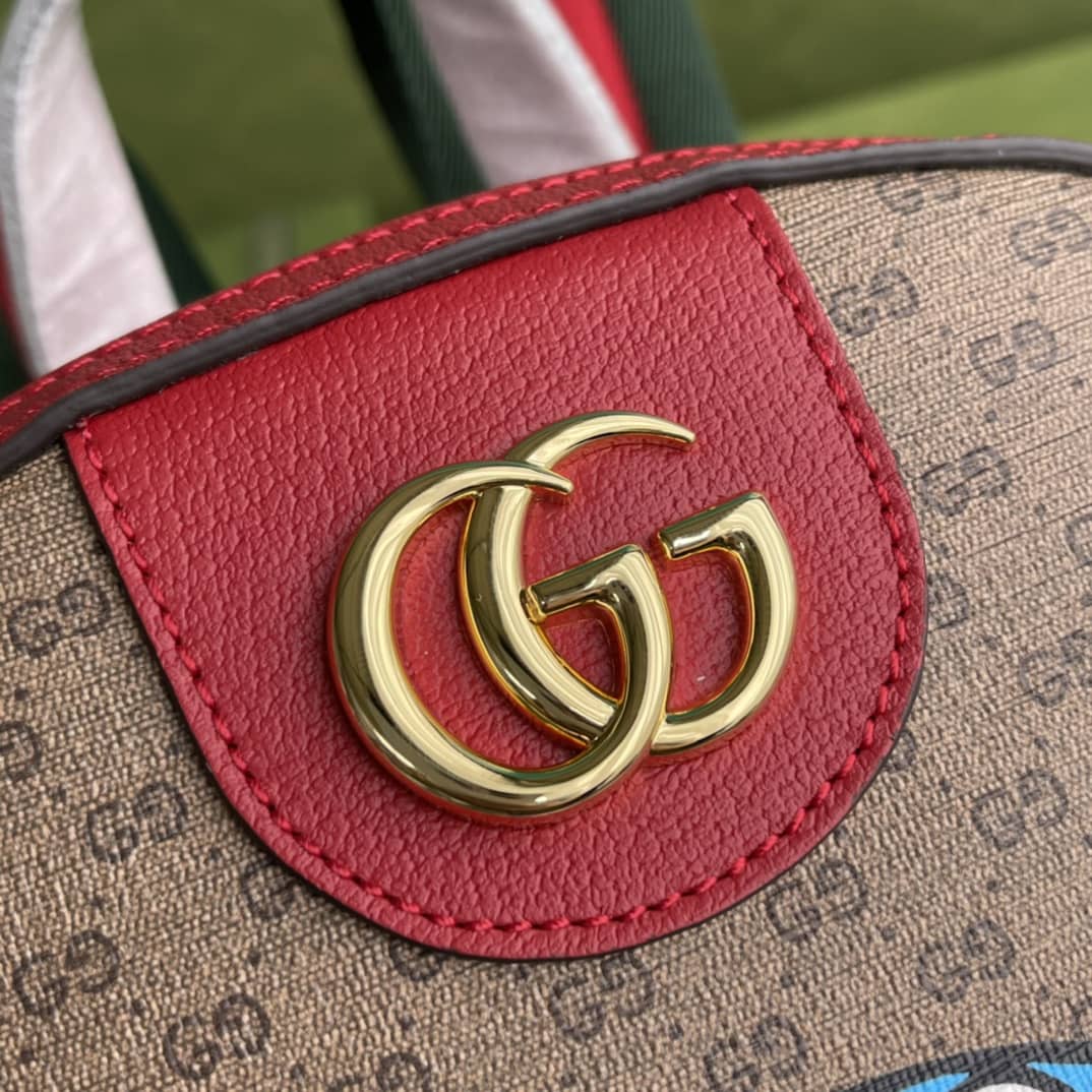 Gucci Doraemon x Gucci Small GG Canvas Backpack Replica 647816