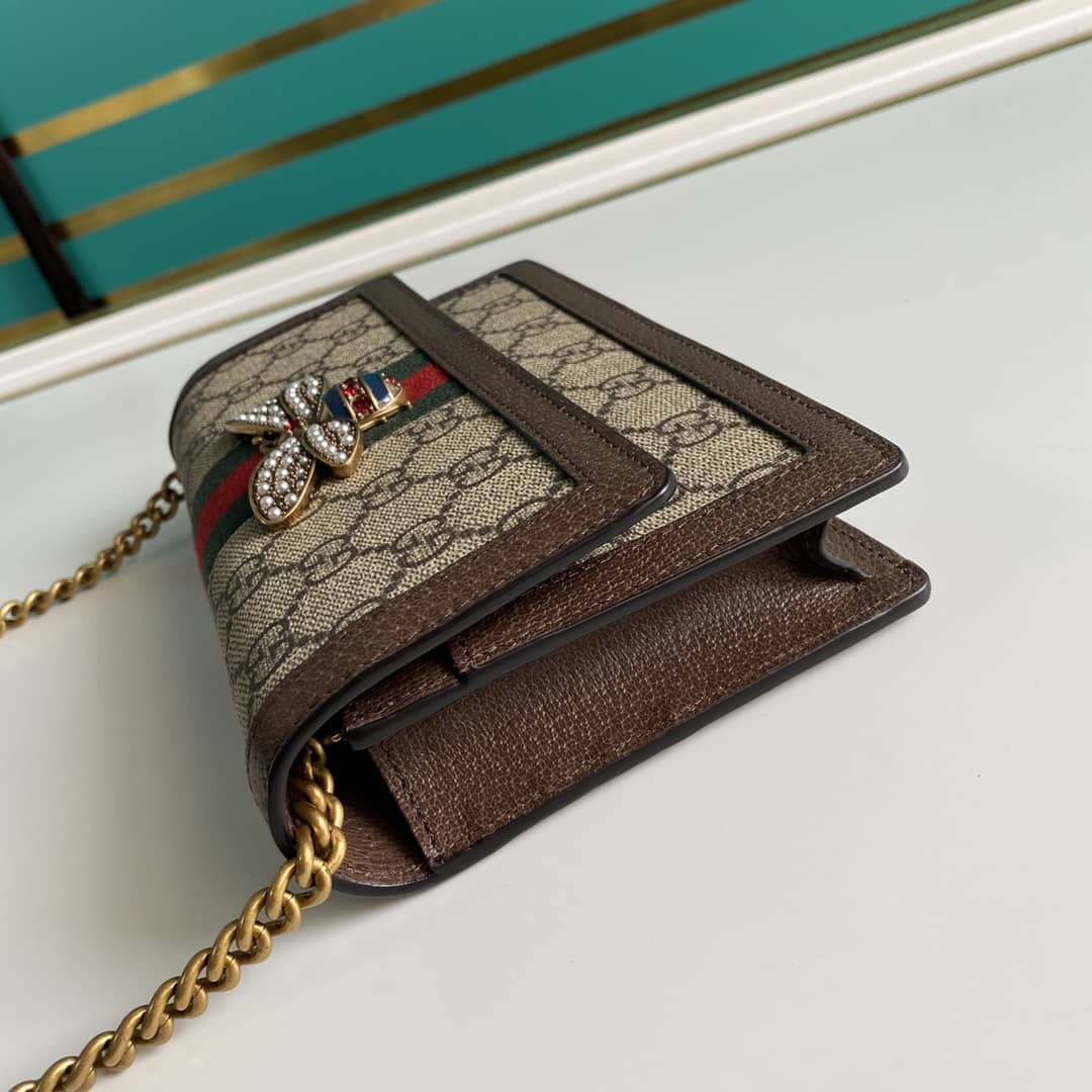 Gucci Queen Margaret GG Shoulder Bag Mini Chain Wallet Replica 476079