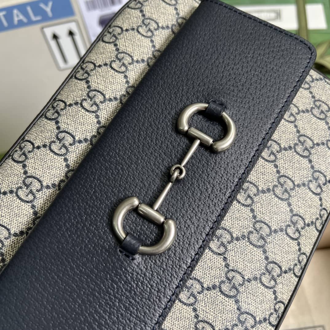 Gucci Horsebit Bag Dupe GG Supreme Canvas 645454 Replica Crossbody Bag