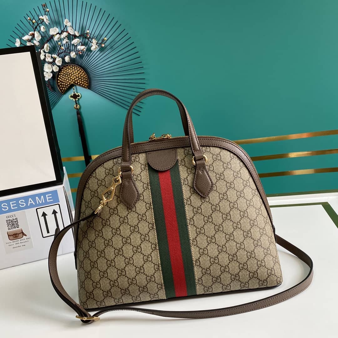 Gucci Ophidia GG Supreme Medium Top Handle Bag Replica 524533