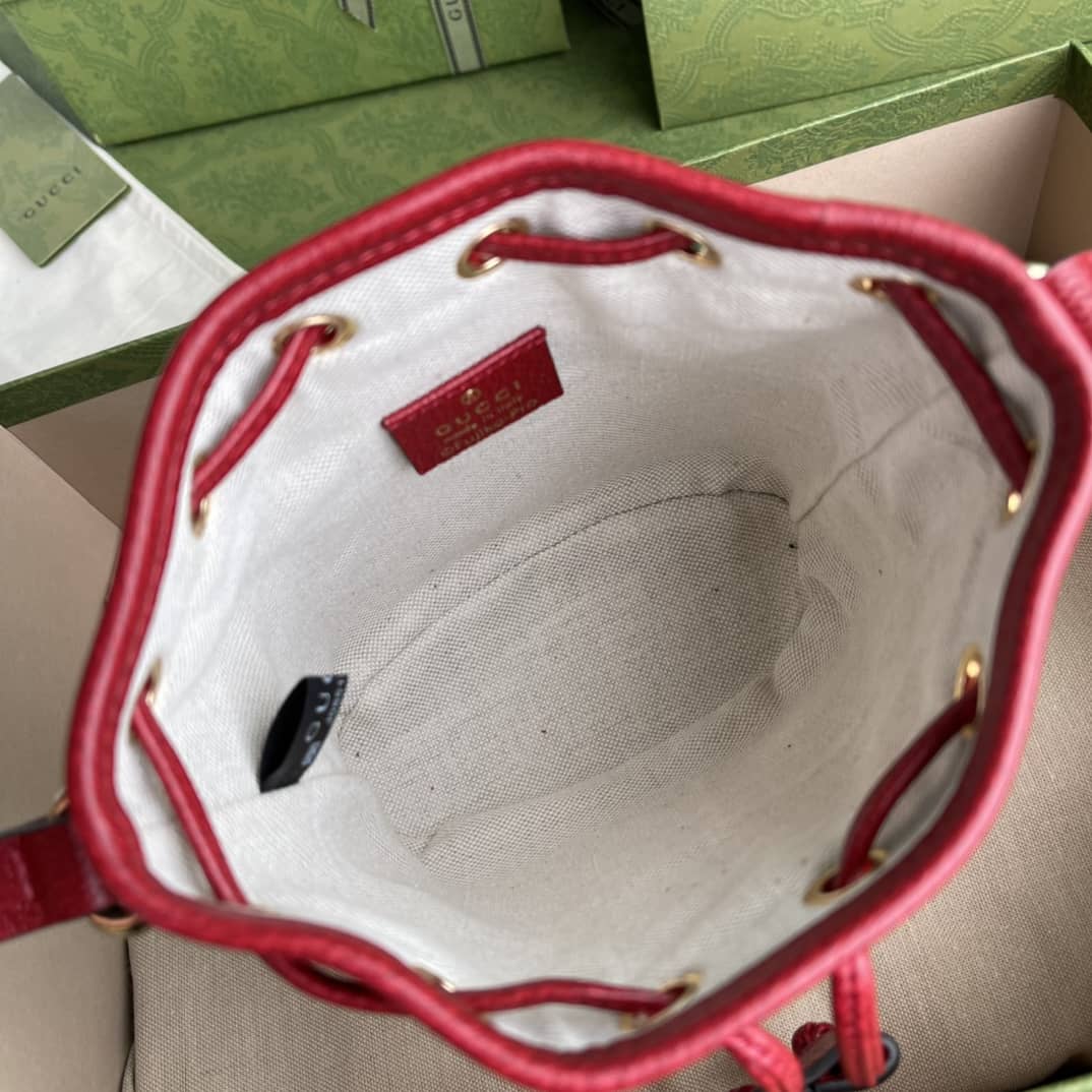 Gucci Doraemon X Gucci Mini Bucket Bag Replica 647801