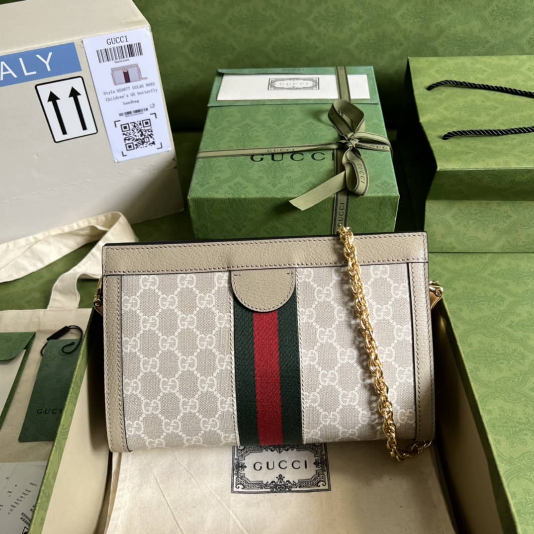 Gucci Ophidia GG Small Shoulder Chain Crossbody Bag 503877 Replica