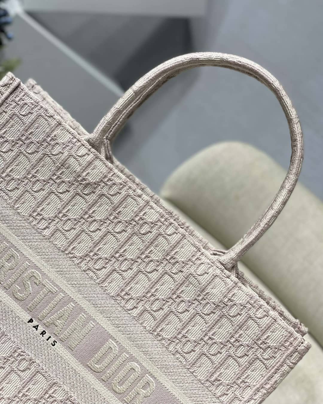 Christian Dior CD Book Embroidery Replica Tote