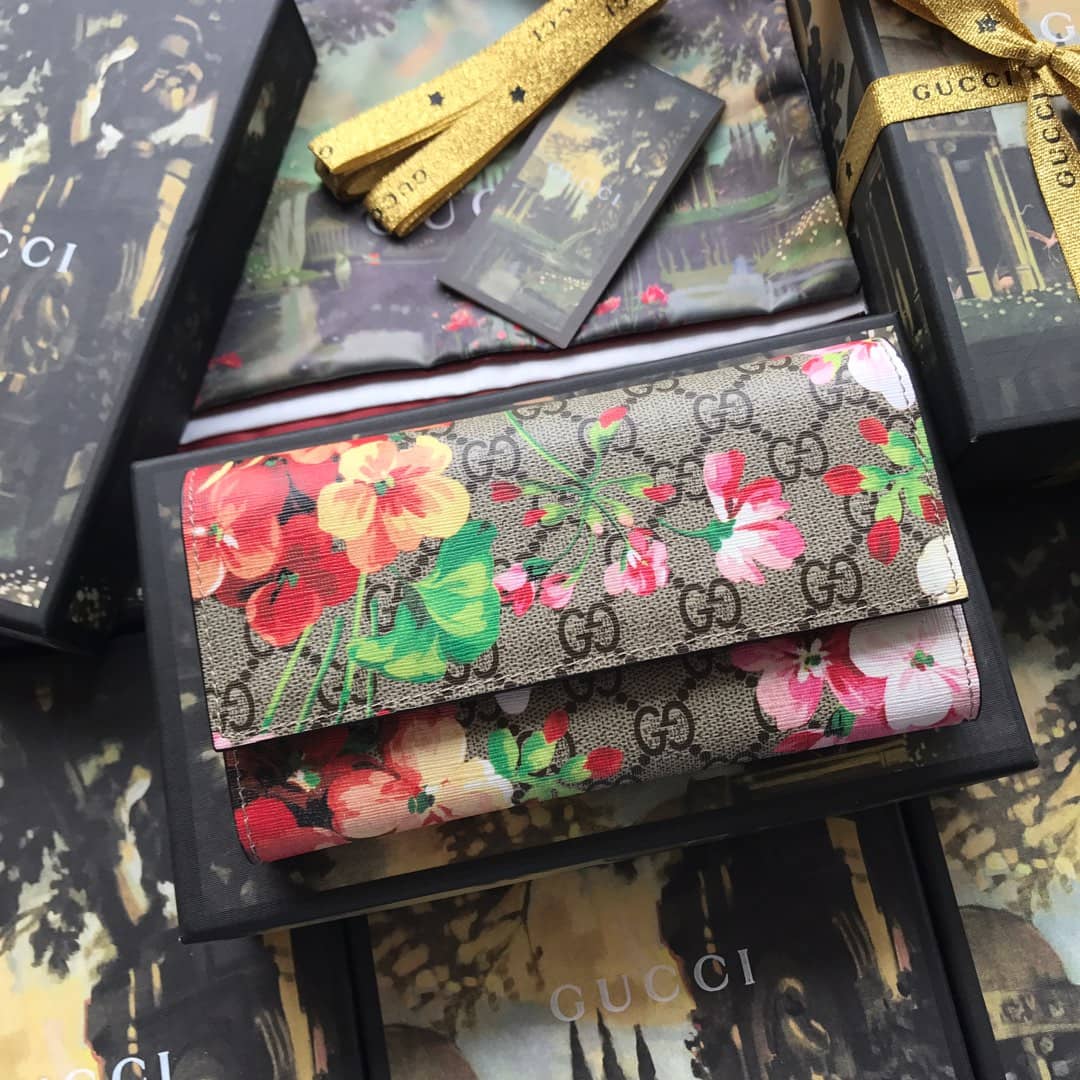 Gucci Bloom Dupes Continental Wallet 404070