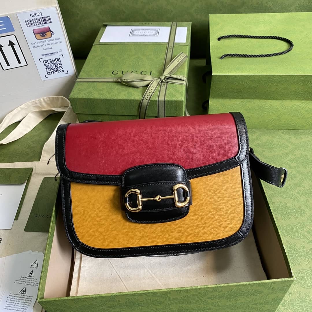 Gucci 1955 Horsebit Supreme Shoulder Bag Replica 602204
