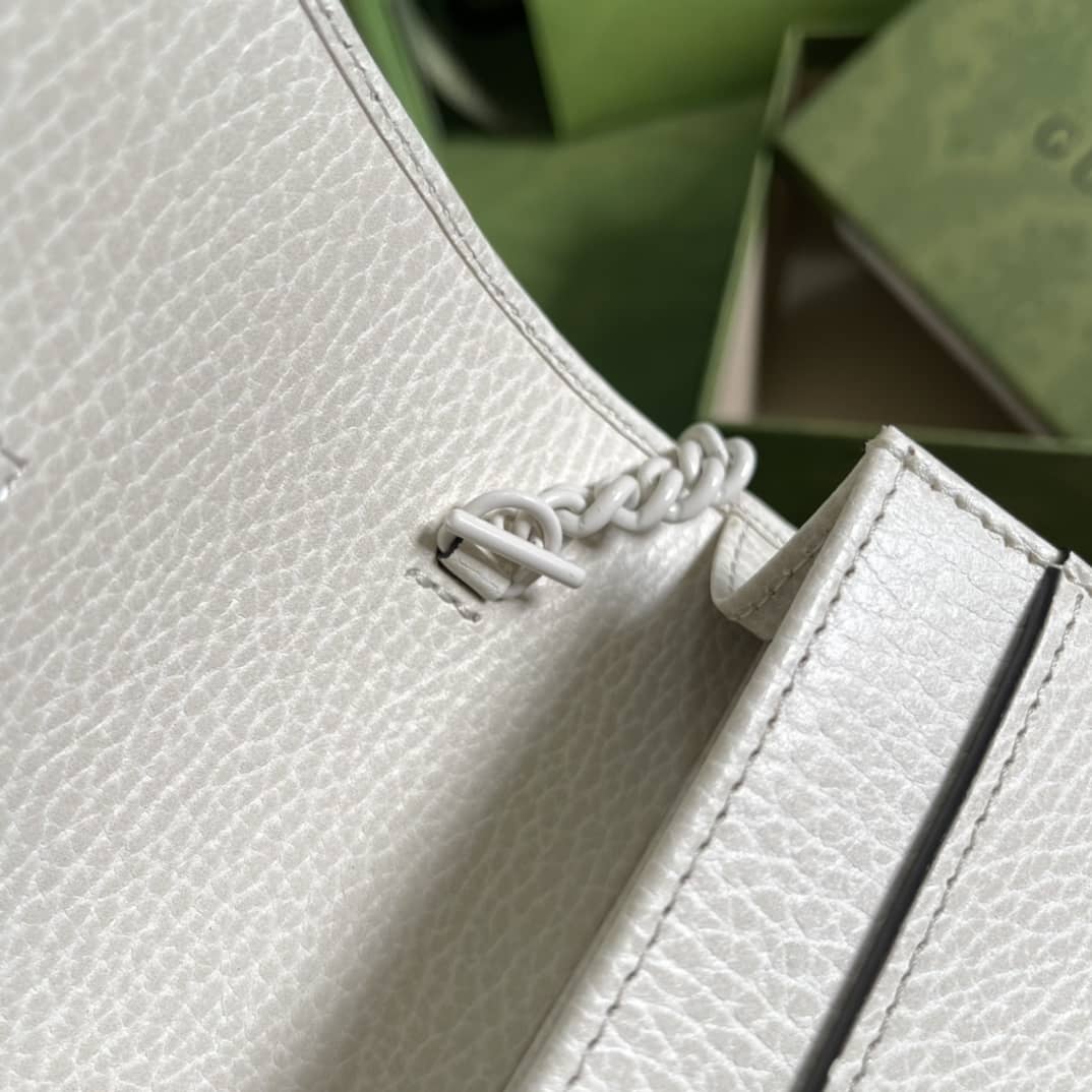 Gucci Marmont GG Leather Mini Chain Bag Replica 497985