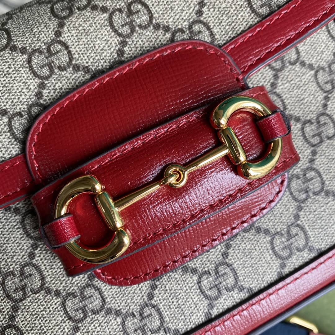 Gucci 1955 Horsebit Supreme GG Canvas Mini Shoulder Bag Replica 658574