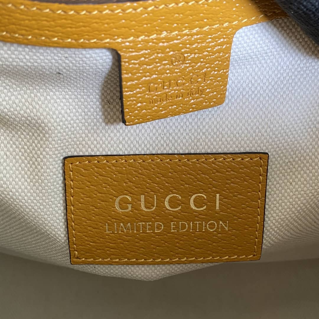Kai x Gucci Leather Logo Tote Replica 660531