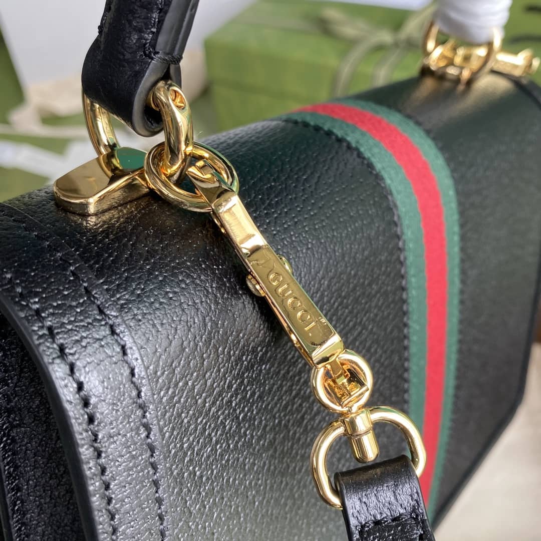 Gucci Ophidia Web Small Top Handle Bag Replica 651055