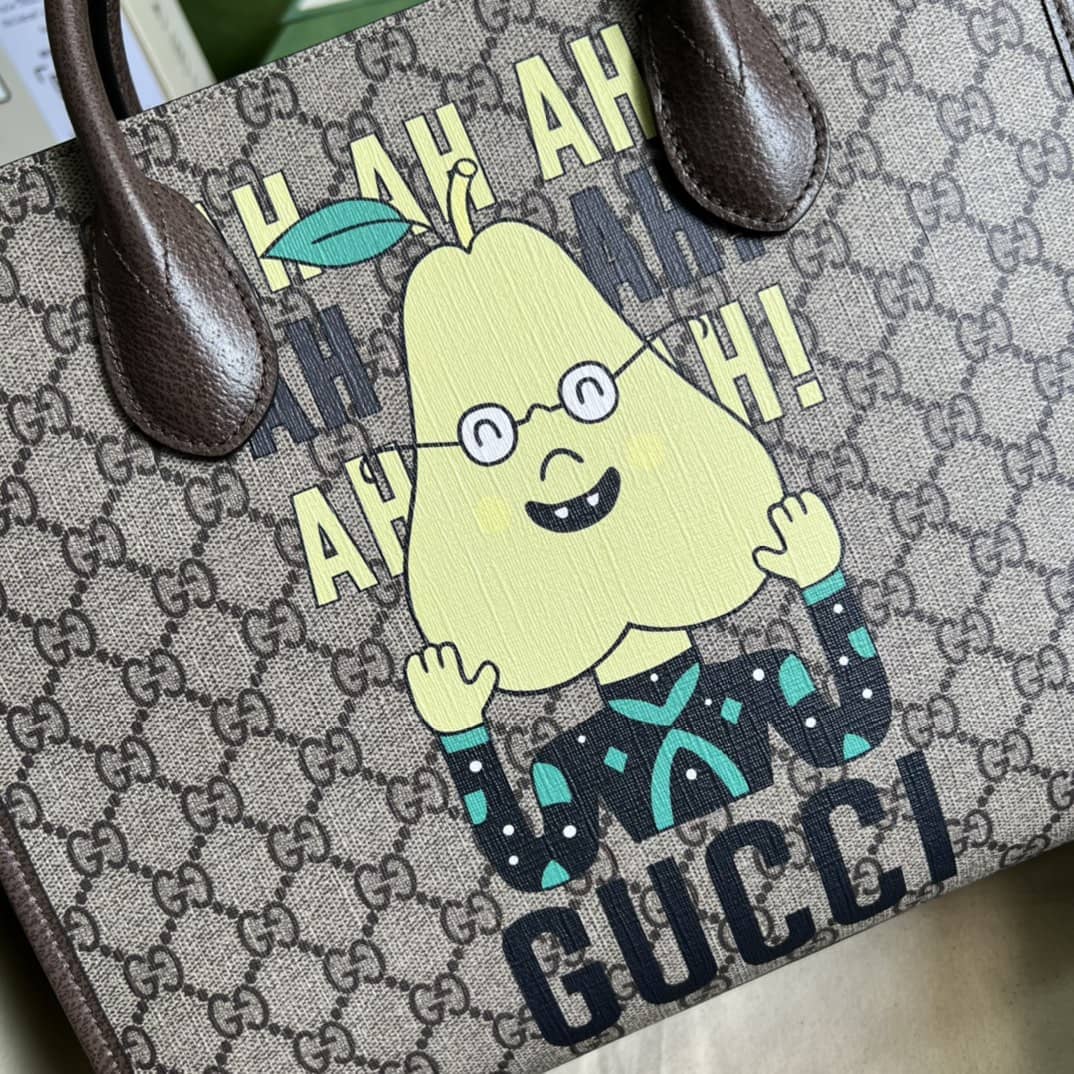 Gucci Pear Print Small Tote 703256 Replica Bag