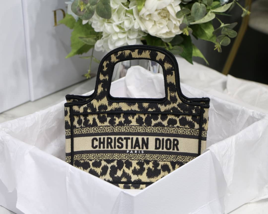 Christian Dior CD Book Embroidery Replica Tote
