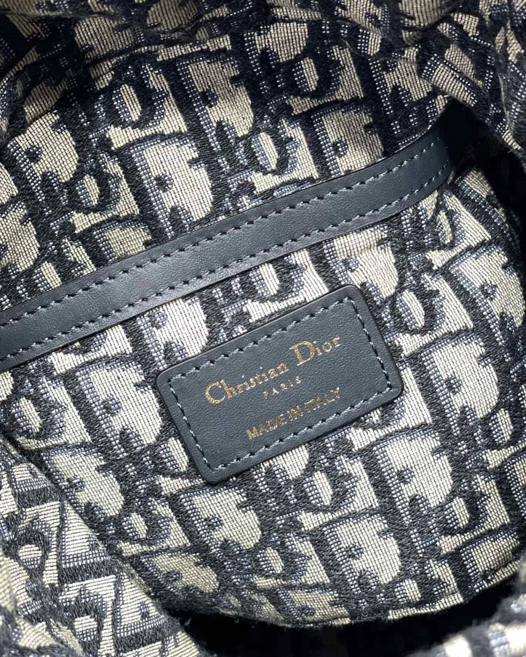 Christian Dior Oblique Dior Wicker Bucket Bag