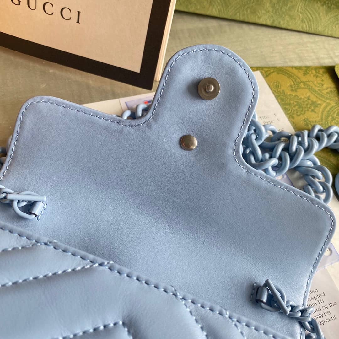 Gucci GG Marmont Quilting Super Mini 476433 Replica Crossbody Bag