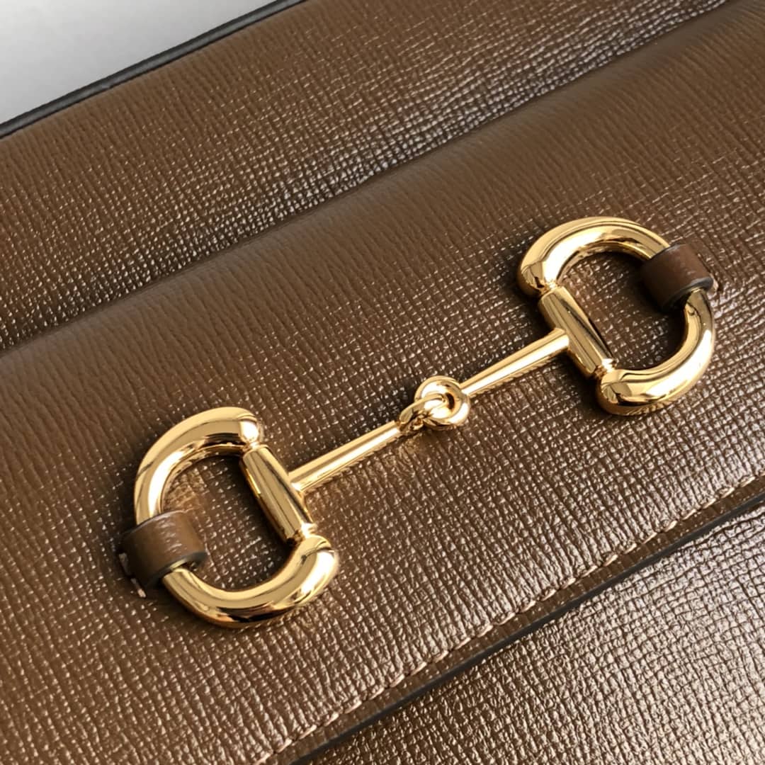 Gucci Horsebit 1955 GG Crossbody Bag Replica Brown 645454