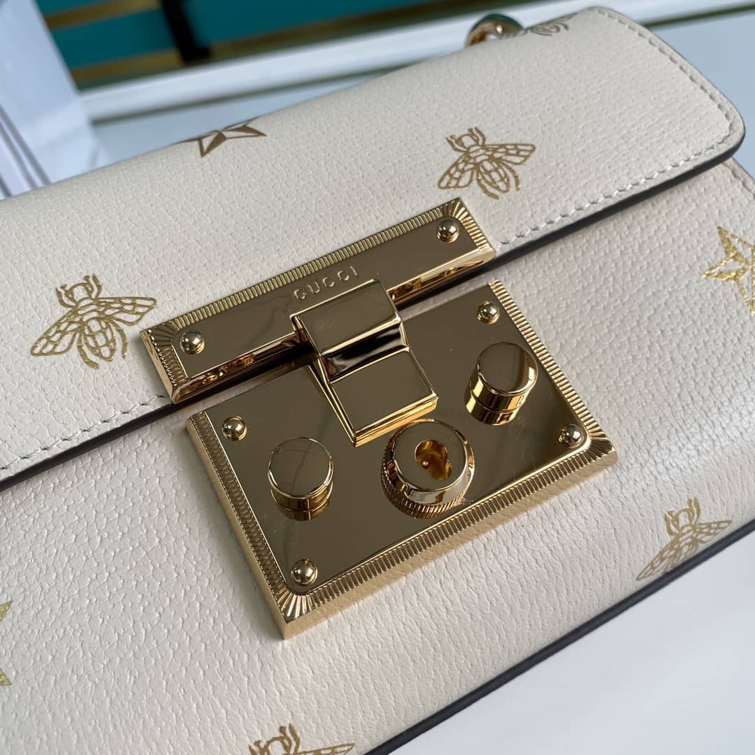 Gucci Padlock Leather Shoulder Bag Replica 432182