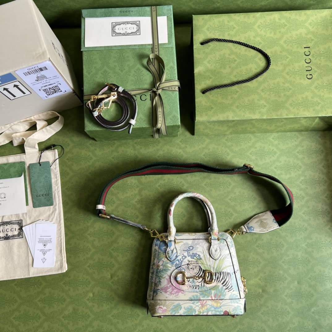 Gucci Horsebit Bag Dupe Tiger 1955 Mini Bag 677212