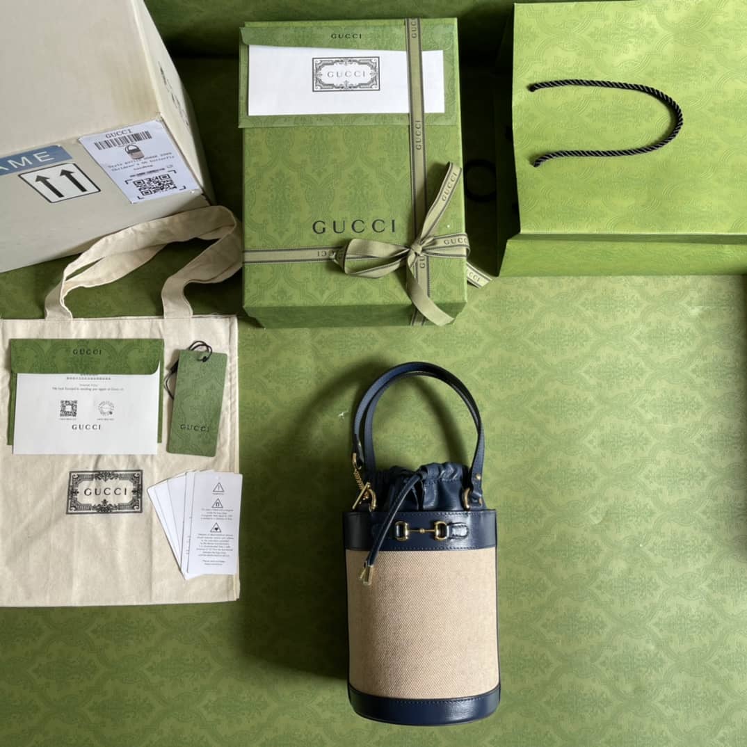 Gucci Horsebit 1955 Small Bucket Bag Replica 637115