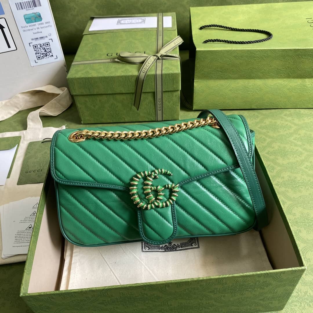 Gucci Marmont GG Small matelassé Shoulder Bag Replica 443497