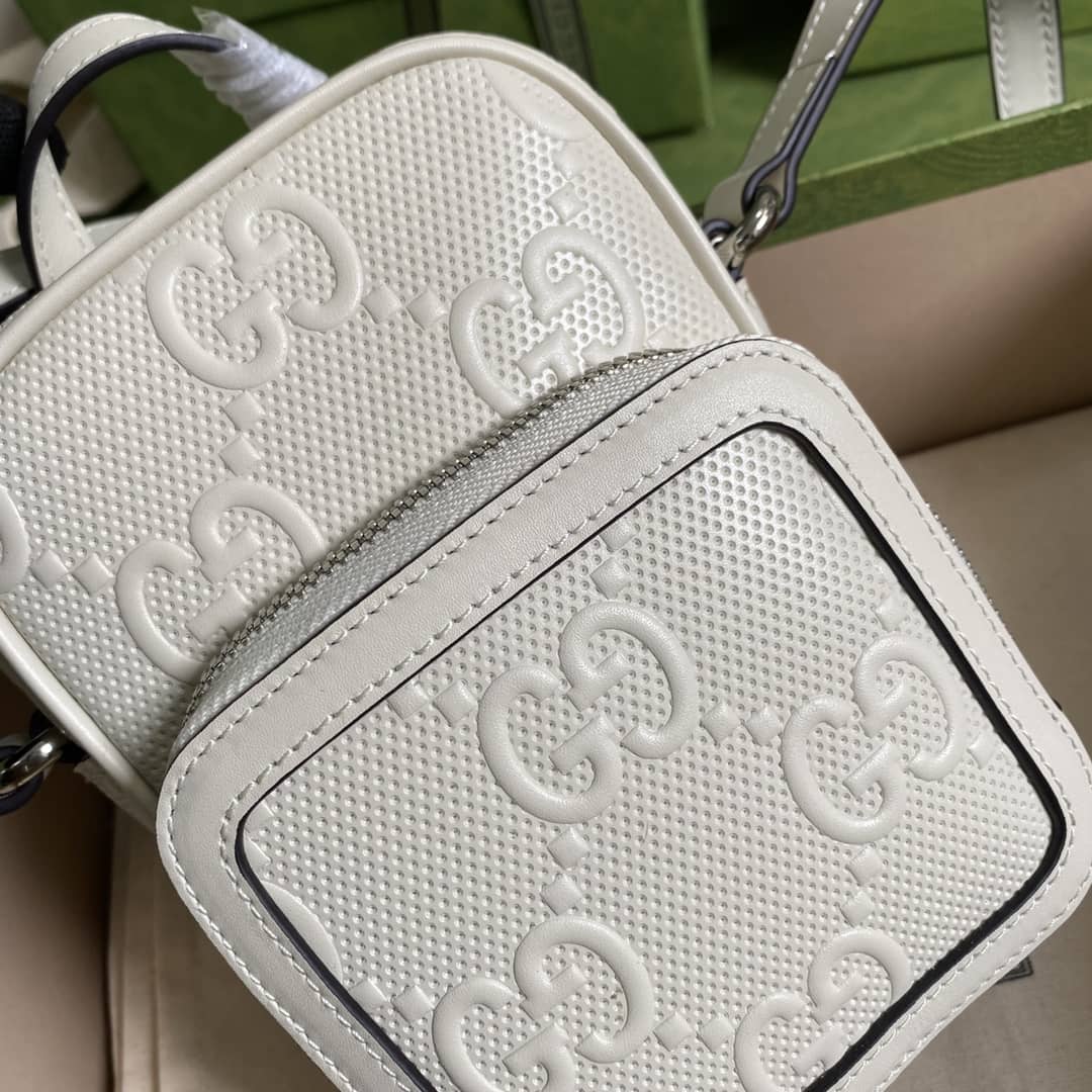Gucci GG Embossed Mini Bag Replica 658553