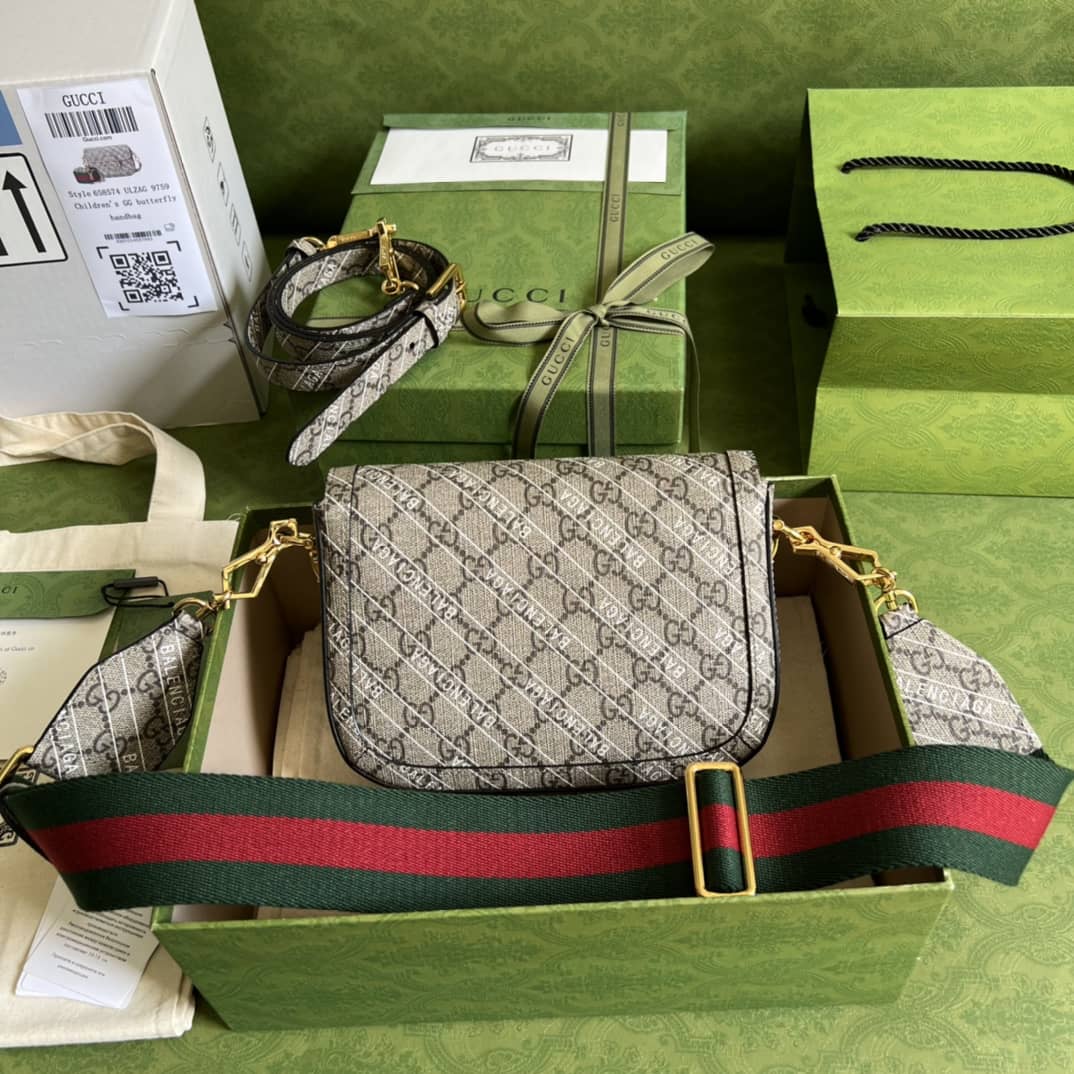 Gucci 1955 Horsebit Supreme GG Canvas Mini Shoulder Bag Replica 658574