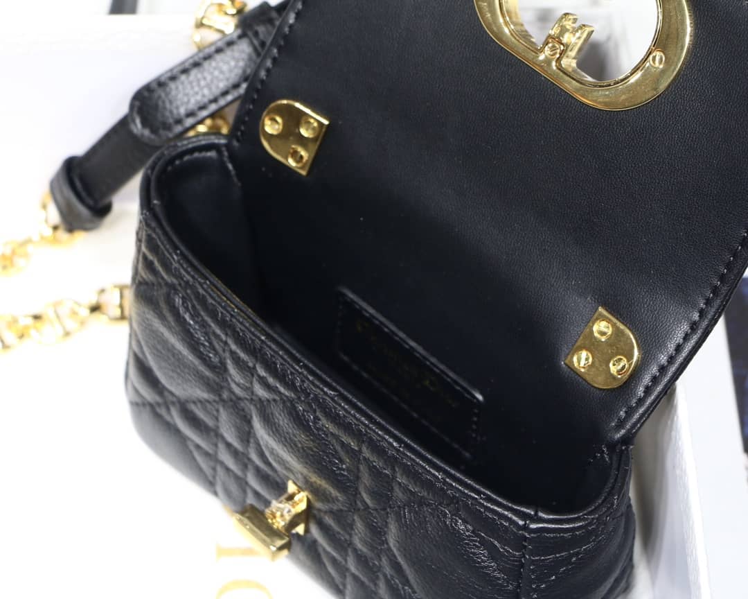 Christian Dior Micro Caro Calfskin Replica Bag