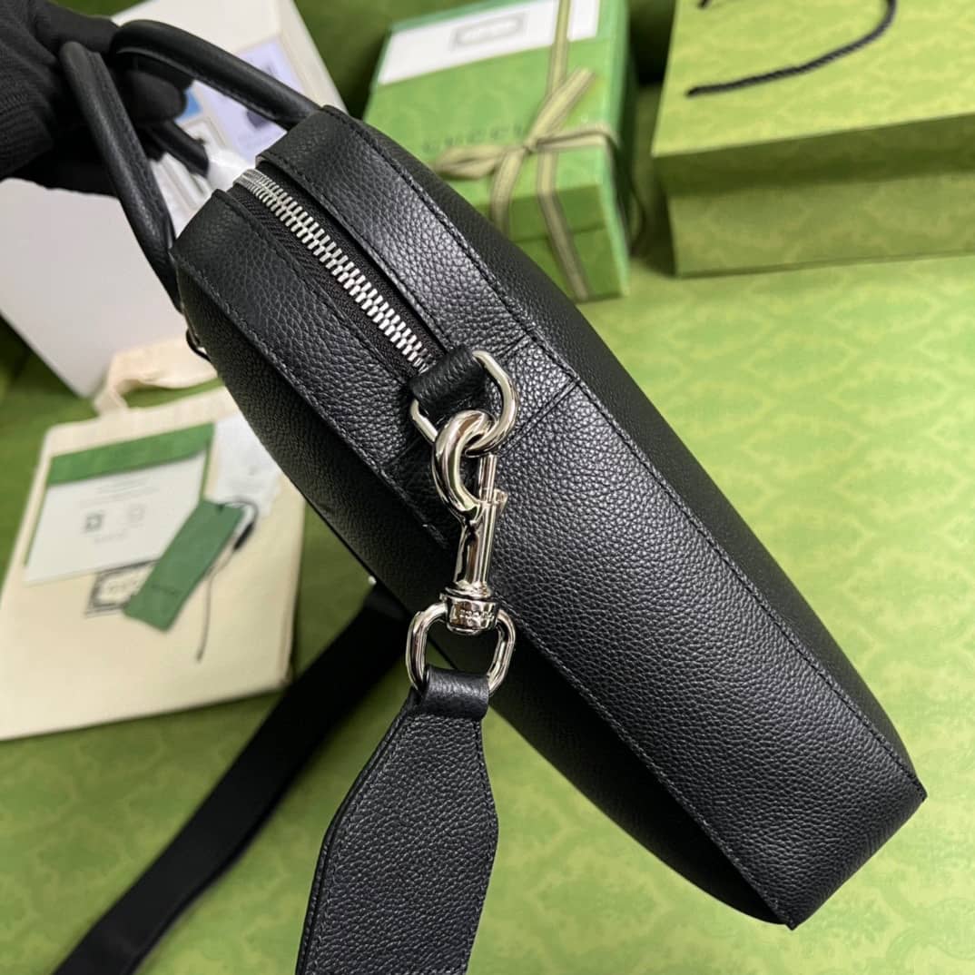 Gucci Business Case With GG Logo Black 674174 Replica Mens Bag