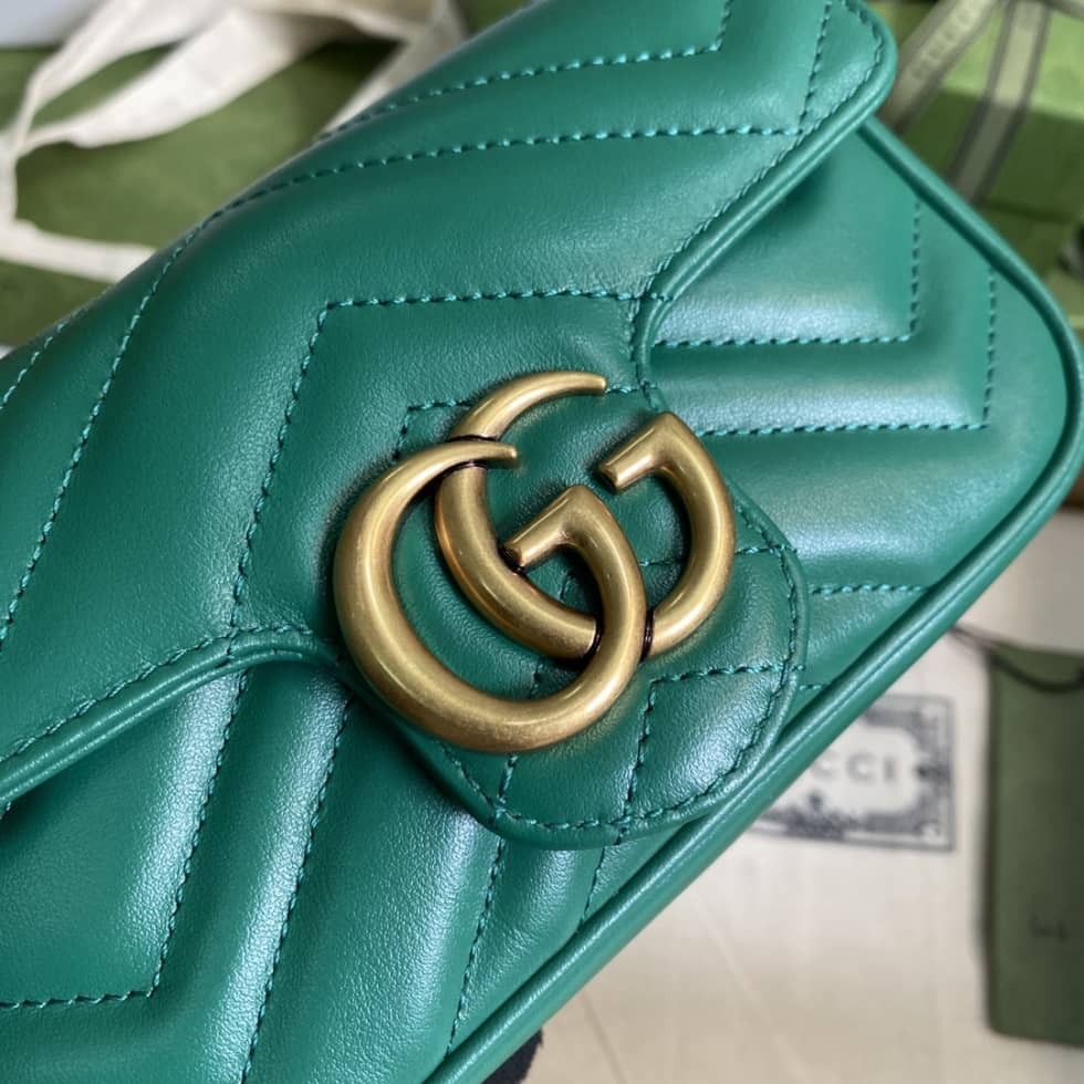 Gucci GG Marmont Quilting Super Mini 476433 Replica Crossbody Bag