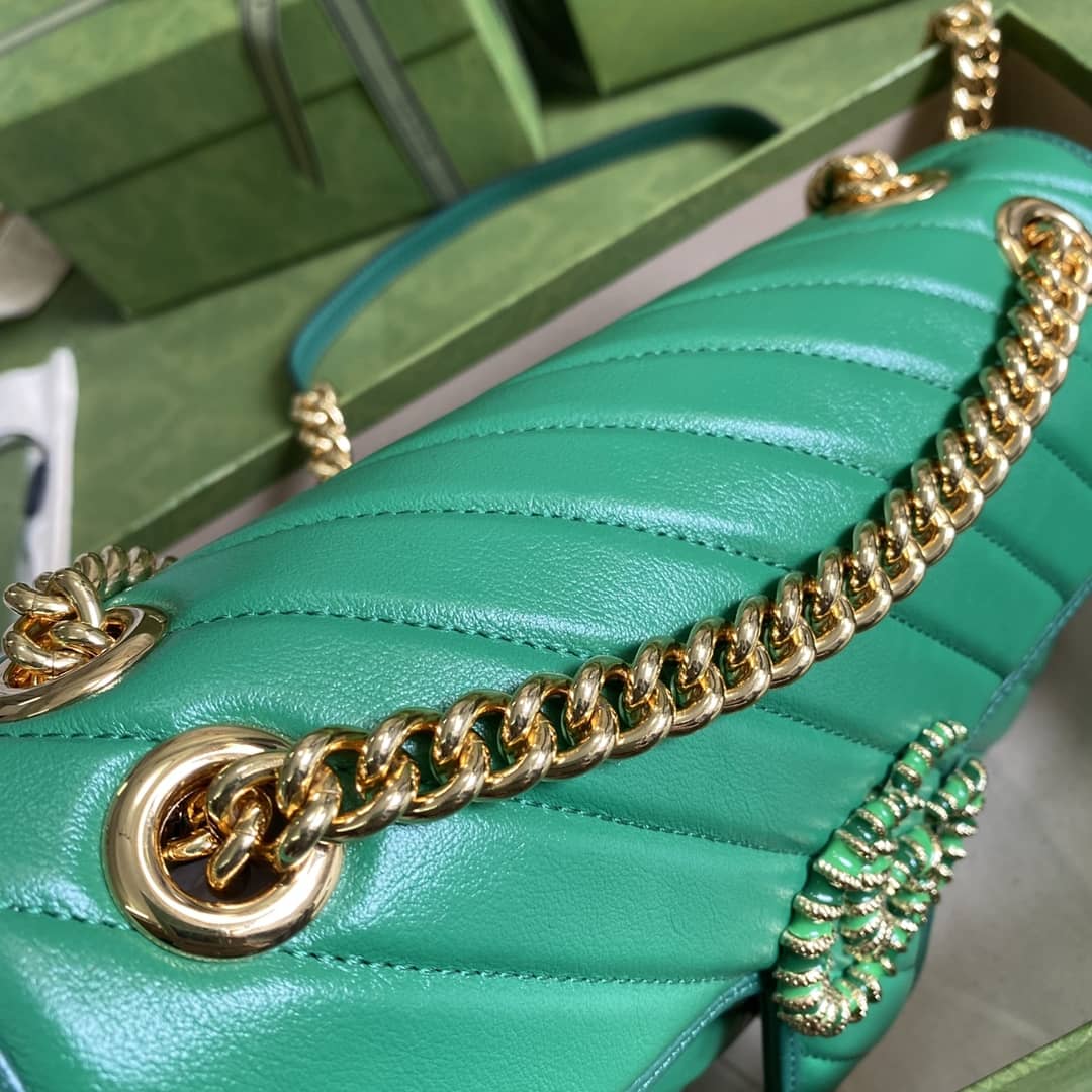 Gucci Marmont GG Small matelassé Shoulder Bag Replica 443497
