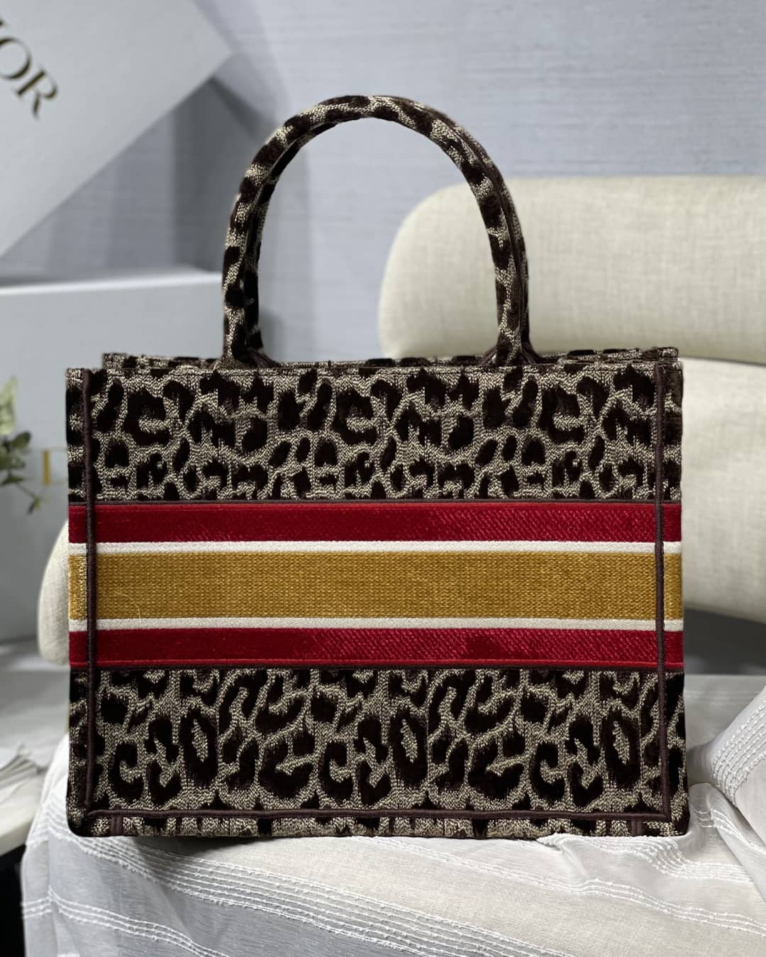 Christian Dior CD Book Embroidery Replica Tote