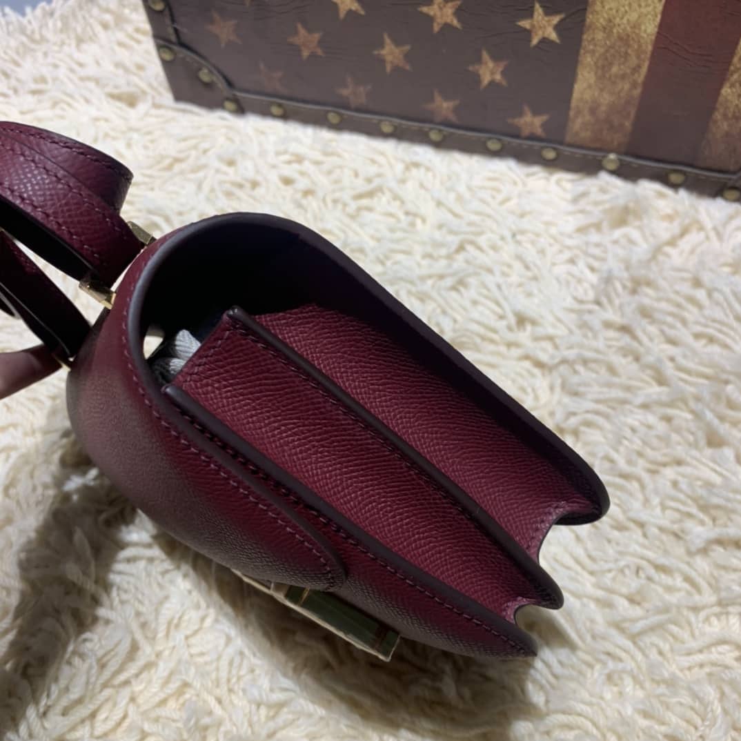 Hermes Replica Constance Bag 18CM Epsom Leather