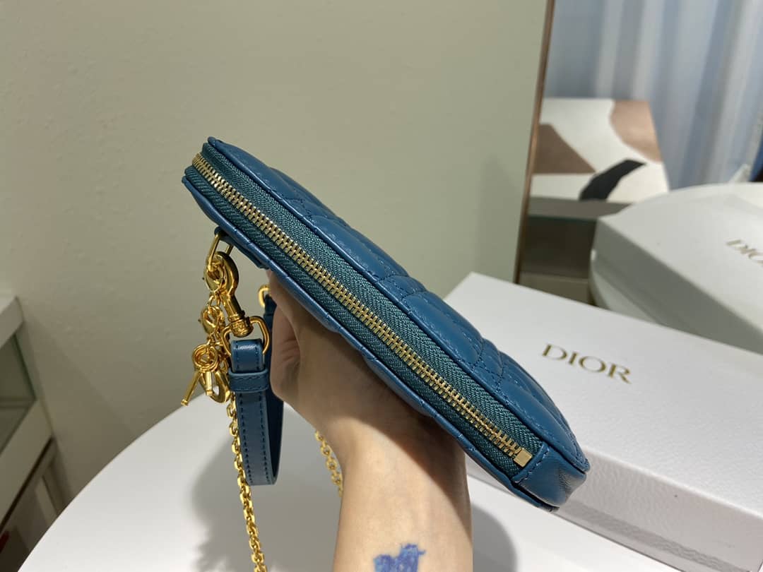 Lady Dior Dupe Lambskin 18CM Phone Holder