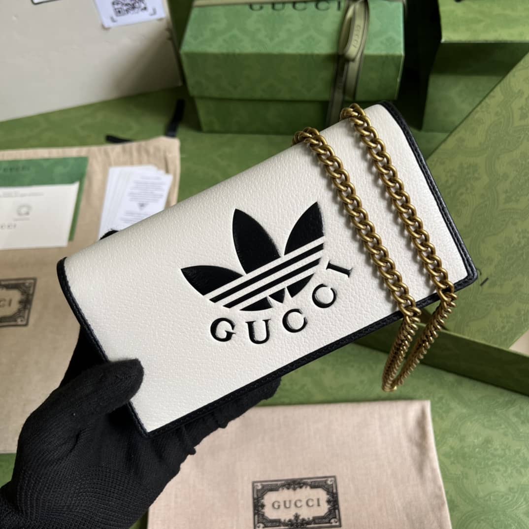 Adidas x Gucci Wallet With Chain 621892 Replica Crossbody Bag