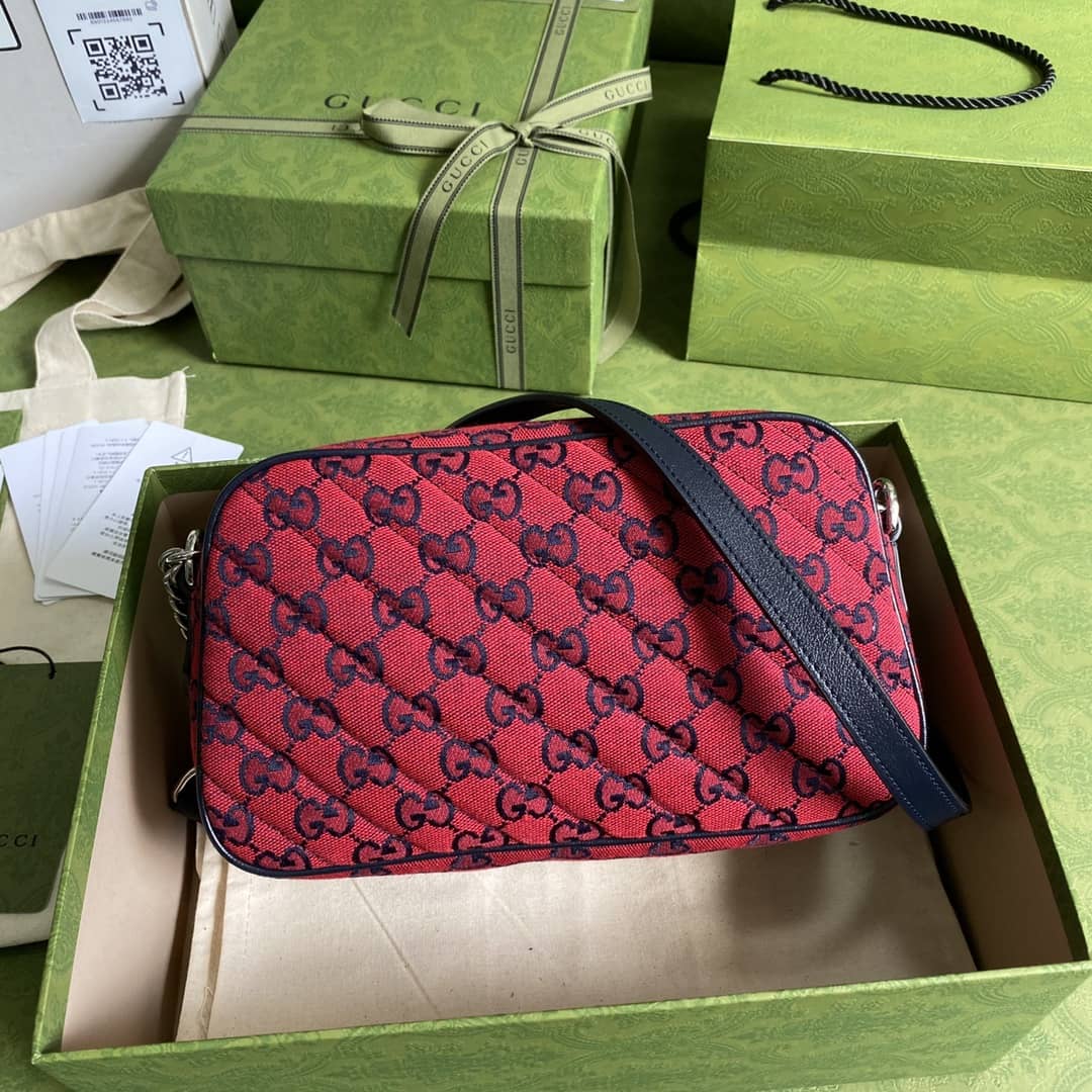 Gucci Marmont Dupe GG Small Matelassé Shoulder Bag Replica 447632