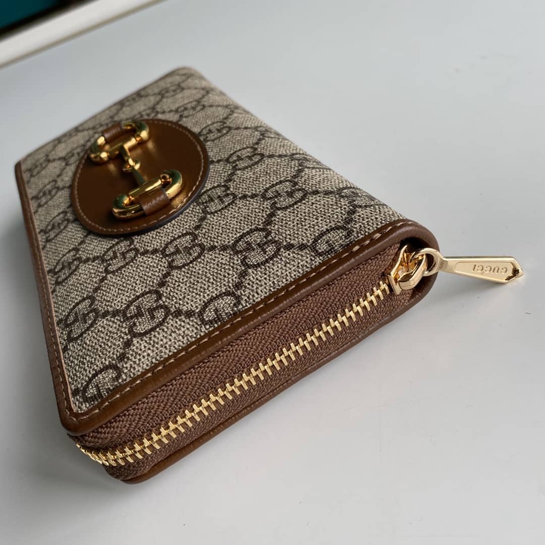 Gucci Horsebit Bag Dupe 1955 Zip Around Wallet 621889 Replica