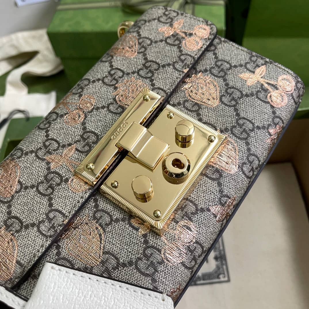Gucci Crossbody Dupe Padlock Small GG Chain 409487
