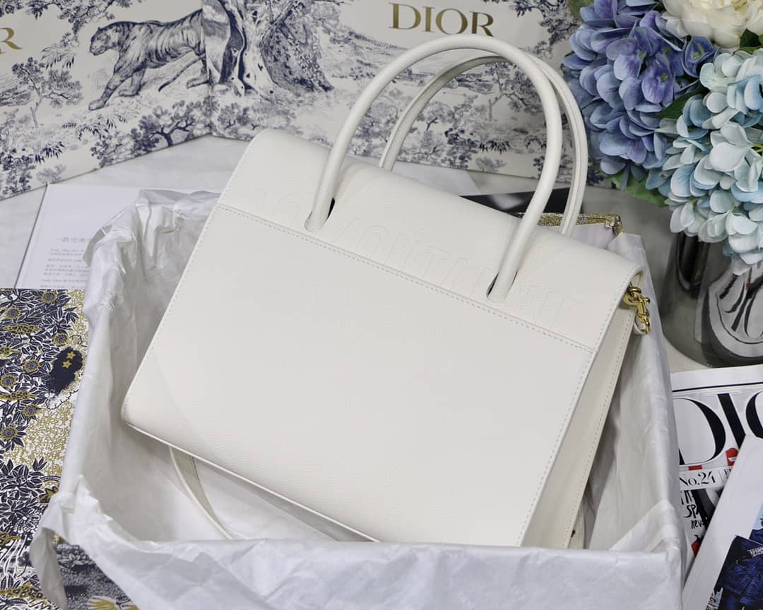 Christian Dior Box Calfskin Large St. Honore Tote