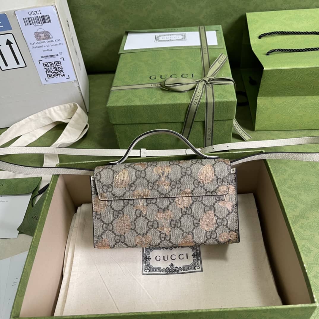Gucci Padlock GG Supreme Canvas Top Handle Mini Bag Replica 652683