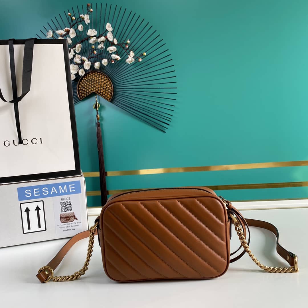 Gucci Crossbody Dupe Marmont GG Matelasse Leather Mini  448065