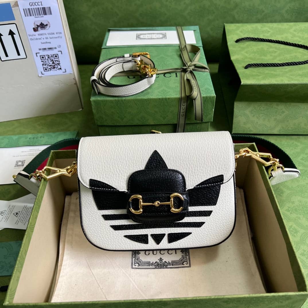 Adidas x Gucci Horsebit 1955 Mini Crossbody Bag 658574 Replica
