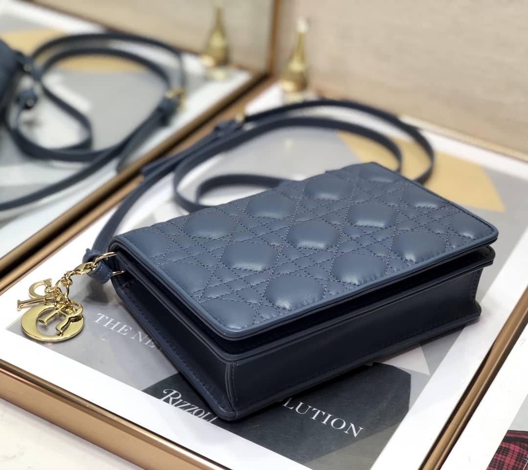 Lady Dior Dupe Cannage Calfskin Pouch