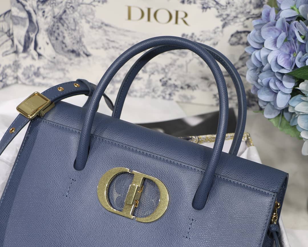 Christian Dior Box Calfskin Large St. Honore Tote