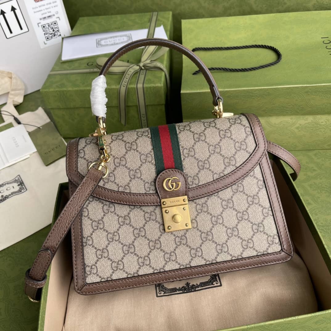 Gucci Ophidia Web Small Top Handle Bag Replica 651055