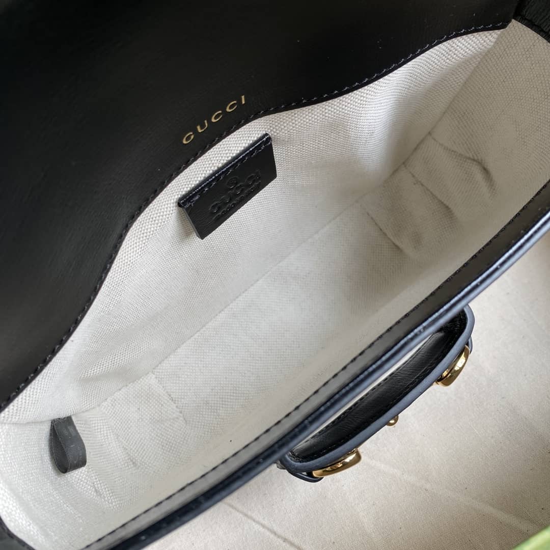 Gucci 1955 Horsebit Supreme GG Canvas Mini Shoulder Bag Replica 658574