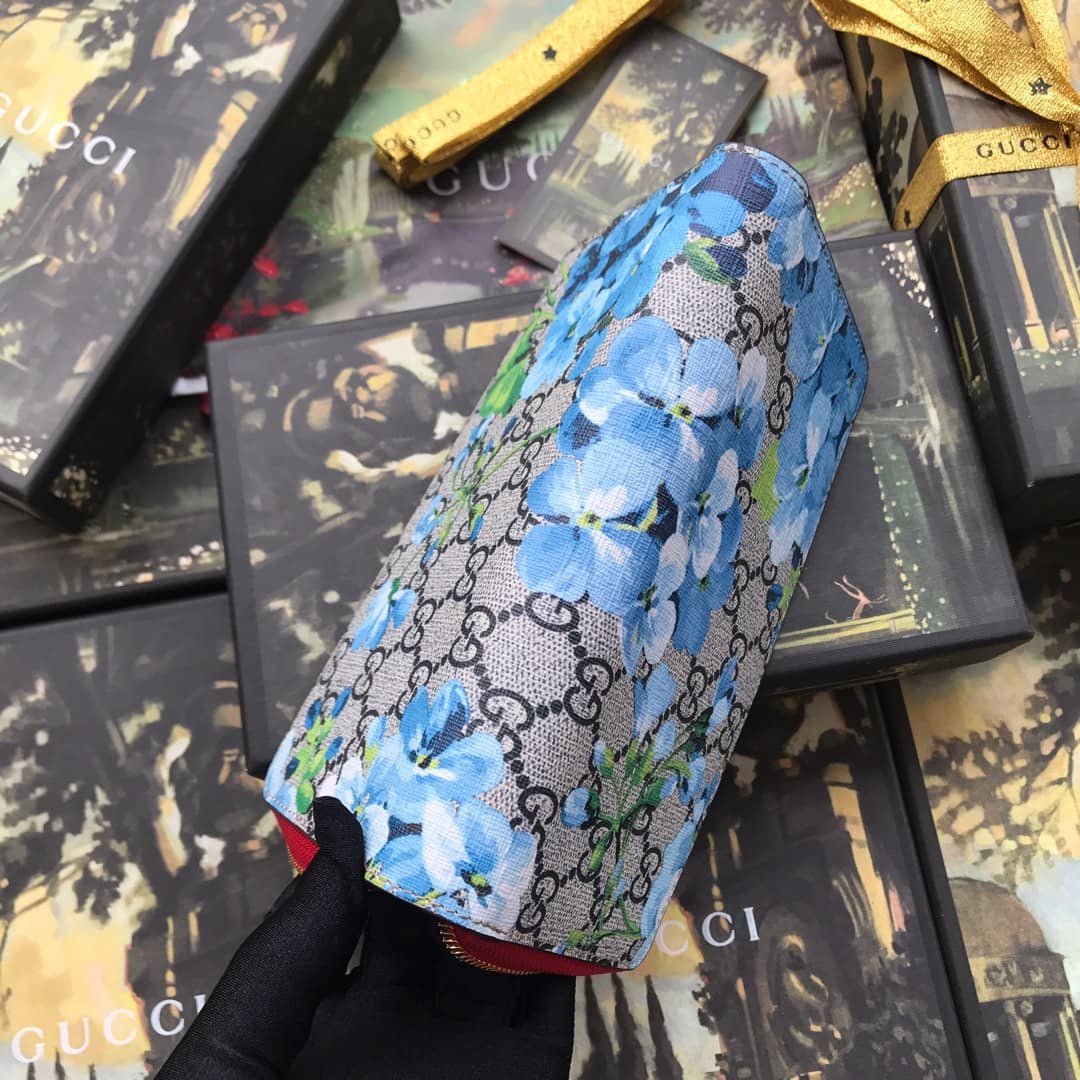 Gucci Bloom Dupes Full Zipper Wallet 404071