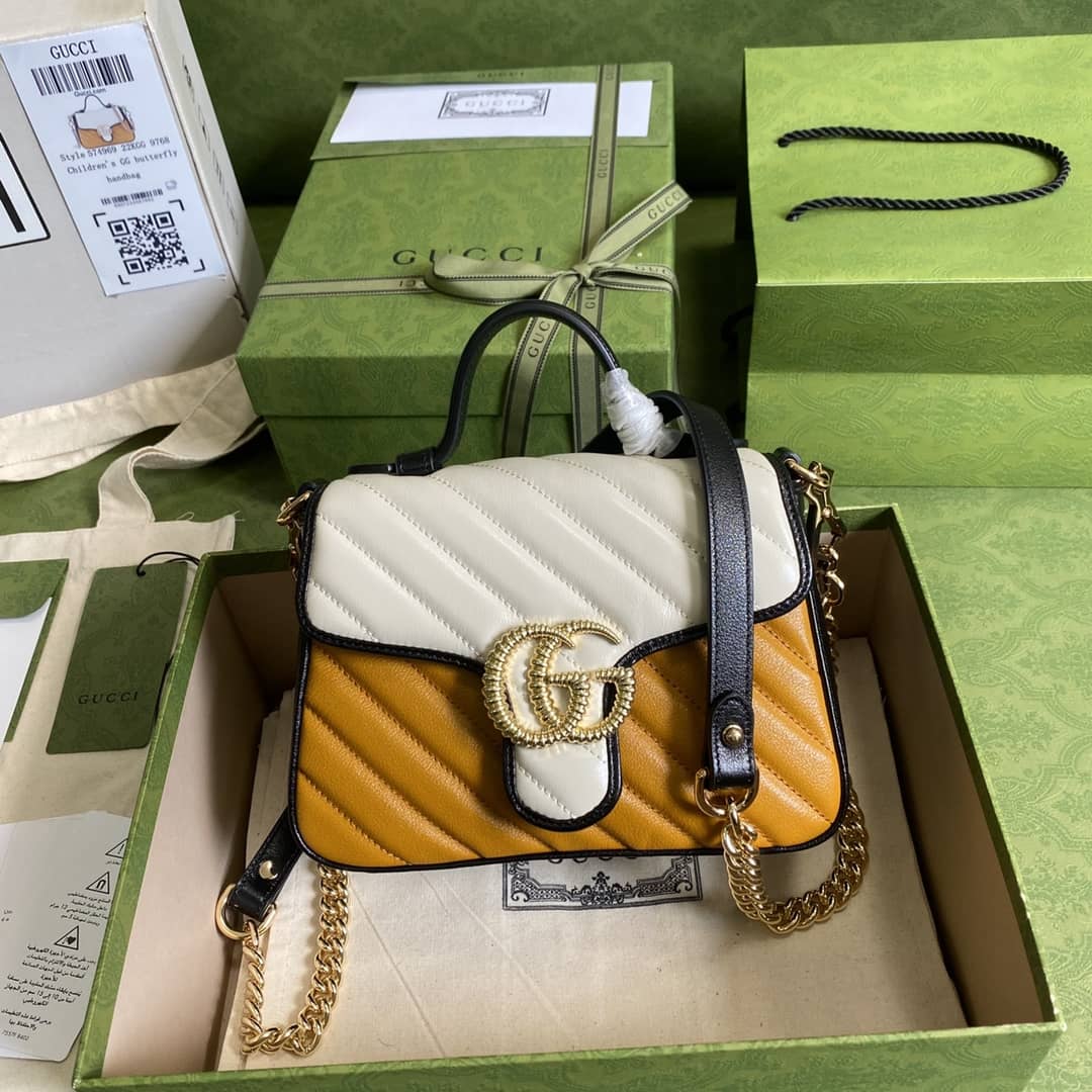 Gucci Marmont GG Mini Top Handle Bag Replica 583571