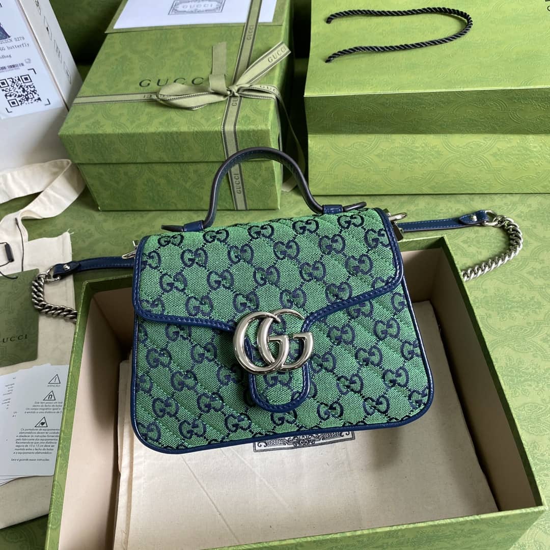Gucci Marmont GG Mini Top Handle Bag Replica 583571